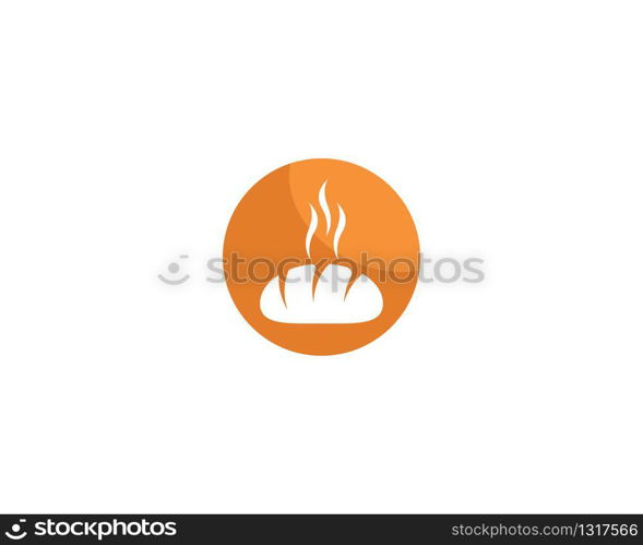 Bread vector icon illustration