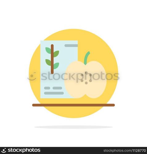 Breakfast, Diet, Food, Fruits, Healthy Abstract Circle Background Flat color Icon