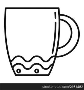 Breakfast mug icon outline vector. Tea cup. Hot drink. Breakfast mug icon outline vector. Tea cup