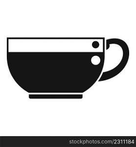 Breakfast tea cup icon simple vector. Food meal. Morning menu. Breakfast tea cup icon simple vector. Food meal