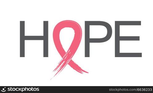Breast Cancer Awareness Month Pink Ribbon Background Vector Illustration EPS10. Breast Cancer Awareness Month Pink Ribbon Background Vector Illustration