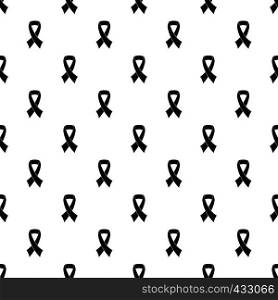 Breast cancer awareness ribbon pattern seamless in simple style vector illustration. Breast cancer awareness ribbon pattern vector