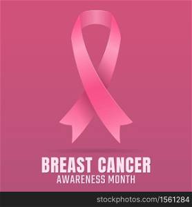 Breast Cancer awareness Vector background for banner,