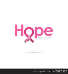 Breast Cancer October Awareness Month Campaign Background.Women health vector design.Breast cancer awareness logo design.Breast cancer awareness month icon.Realistic pink ribbon.Vector illustration