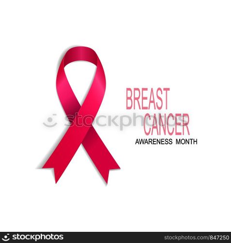 breast canser. Pink ribbon. National Breast Cancer Awareness Month. Eps10. breast canser. Pink ribbon. National Breast Cancer Awareness Month