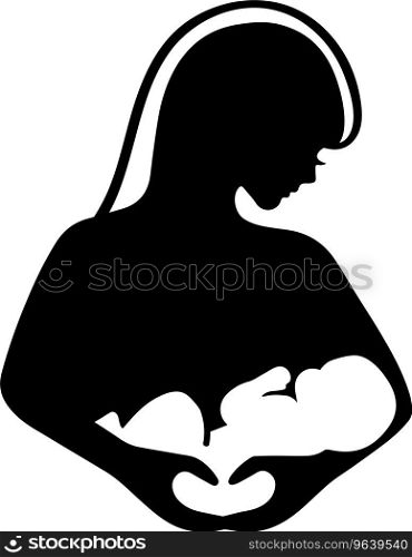 Breastfeeding mother Royalty Free Vector Image