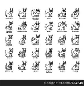 Breed Cat 2 , Thin Line and Pixel Perfect Icons