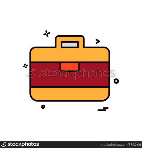 Breifcase icon design vector