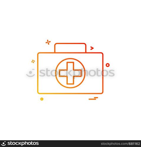 Breifcase icon design vector