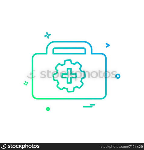 Breifcase icon design vector