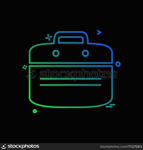 Breifcase icon design vector