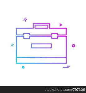 Breifcase icon design vector