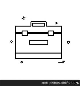 Breifcase icon design vector