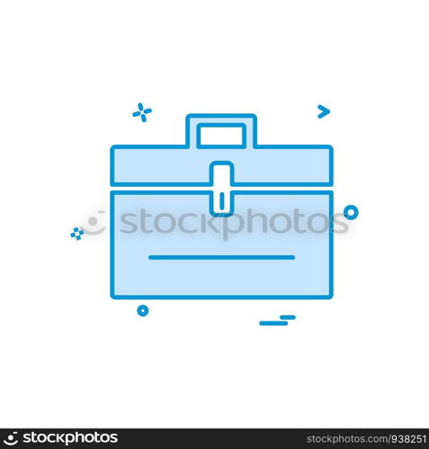 Breifcase icon design vector