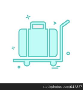 Breifcase icon design vector