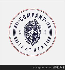 Brewery meat Company Logo premium Illustrations for your online shop store