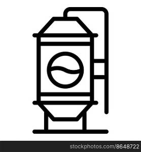 Brewery tank icon outline vector. Beer factory. Drink alcohol. Brewery tank icon outline vector. Beer factory