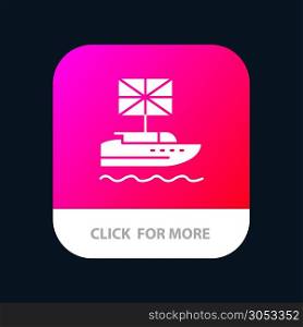 Brexit, British, European, Kingdom, Uk Mobile App Button. Android and IOS Glyph Version