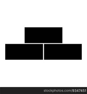brick icon vector template illustration logo design