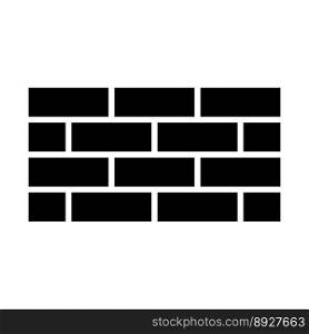 Brick wall icon sign symbol vector