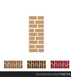 brick wall logo vector