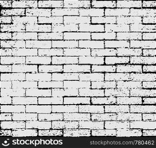 Brick wall overlay Grunge Seamless texture, Abstract Black and White Distress Texture. Scratch Rust Background, Rubber Stamp. Seamless Grunge texture, Abstract Background