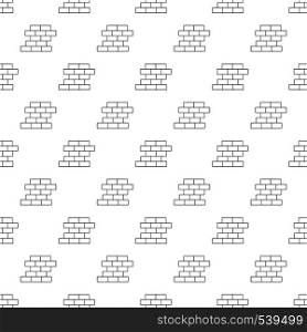 Brick wall pattern seamless black for any design. Brick wall pattern seamless