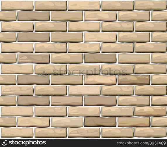 Brick wall pattern vector image