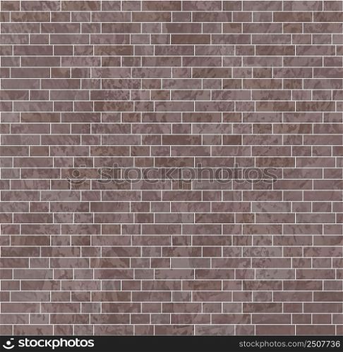 Brick wall with scuffing. Vector illustration for textiles, textures and simple backgrounds