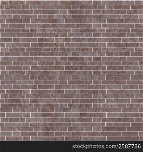 Brick wall with scuffing. Vector illustration for textiles, textures and simple backgrounds