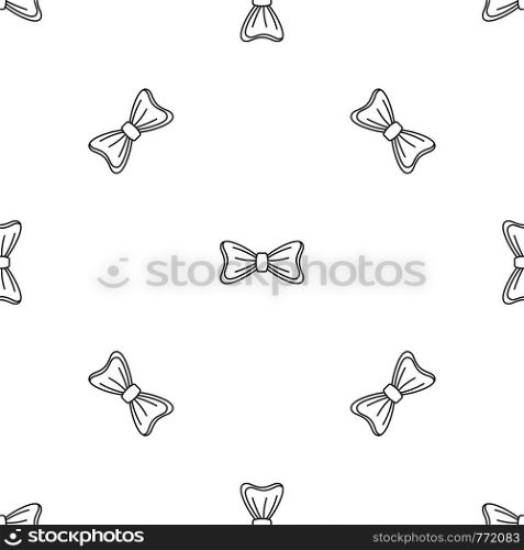 Bride bow tie pattern seamless vector repeat geometric for any web design. Bride bow tie pattern seamless vector