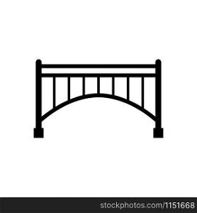 Bridge building icon design trendy