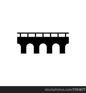 Bridge building icon design trendy