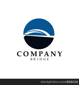 Bridge icon vector illustration Logo template design