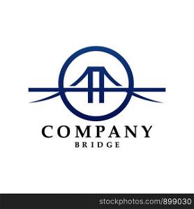 Bridge icon vector illustration Logo template design