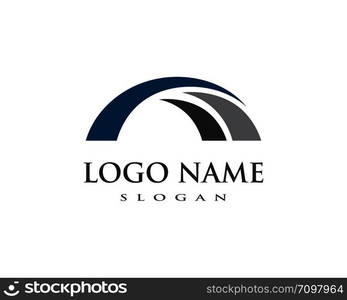 bridge ilustration logo vector template