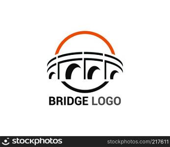 Bridge logo and symbol vector template