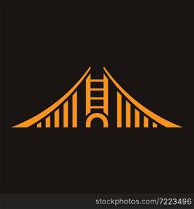 Bridge logo template vector icon design