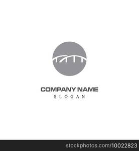 Bridge Logo Template vector icon illustration design