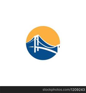 Bridge Logo Template vector icon illustration design