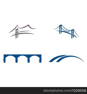 Bridge Logo Template vector icon illustration design