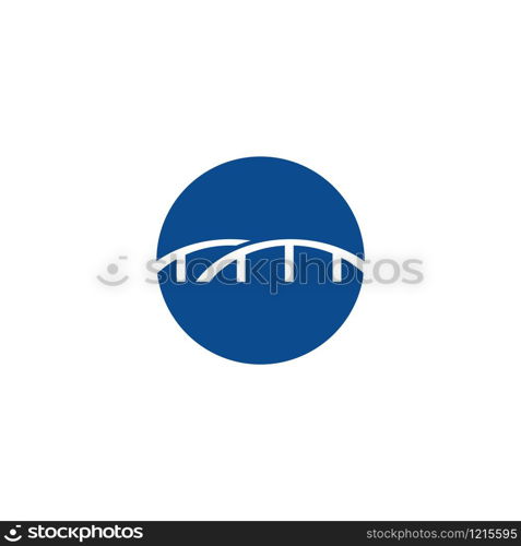 Bridge Logo Template vector icon illustration design