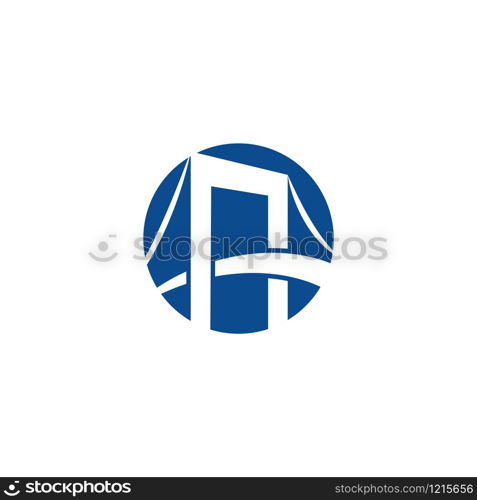 Bridge Logo Template vector icon illustration design