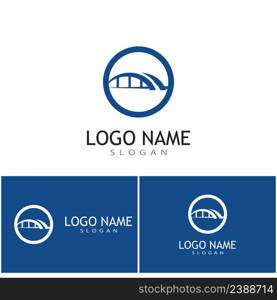 Bridge Logo Template vector icon illustration design