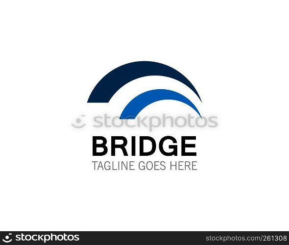 bridge Logo Template vector icon illustration design