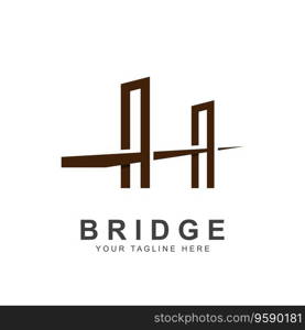 Bridge Logo Template vector icon illustration design