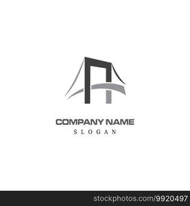 Bridge Logo Template vector icon illustration design