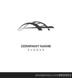 Bridge Logo Template vector icon illustration design