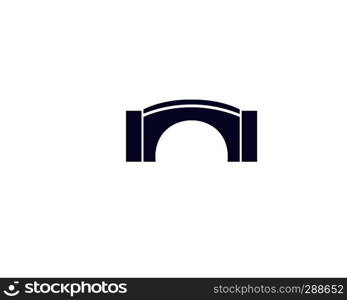 bridge logo vector template illustration