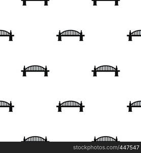 Bridge pattern seamless for any design vector illustration. Bridge pattern seamless